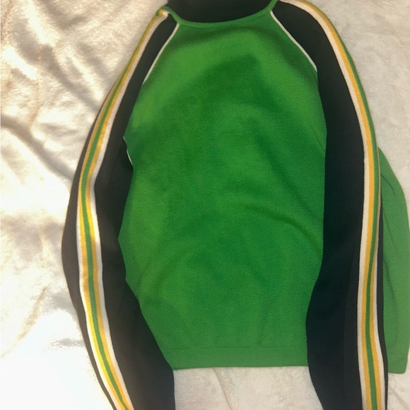 Talbots Green and Black Zip-Up Sweater - Picture 5 of 5